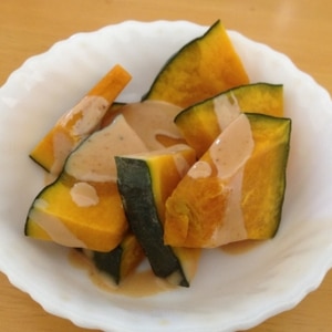 レンジでかぼちゃとなすの温野菜サラダ